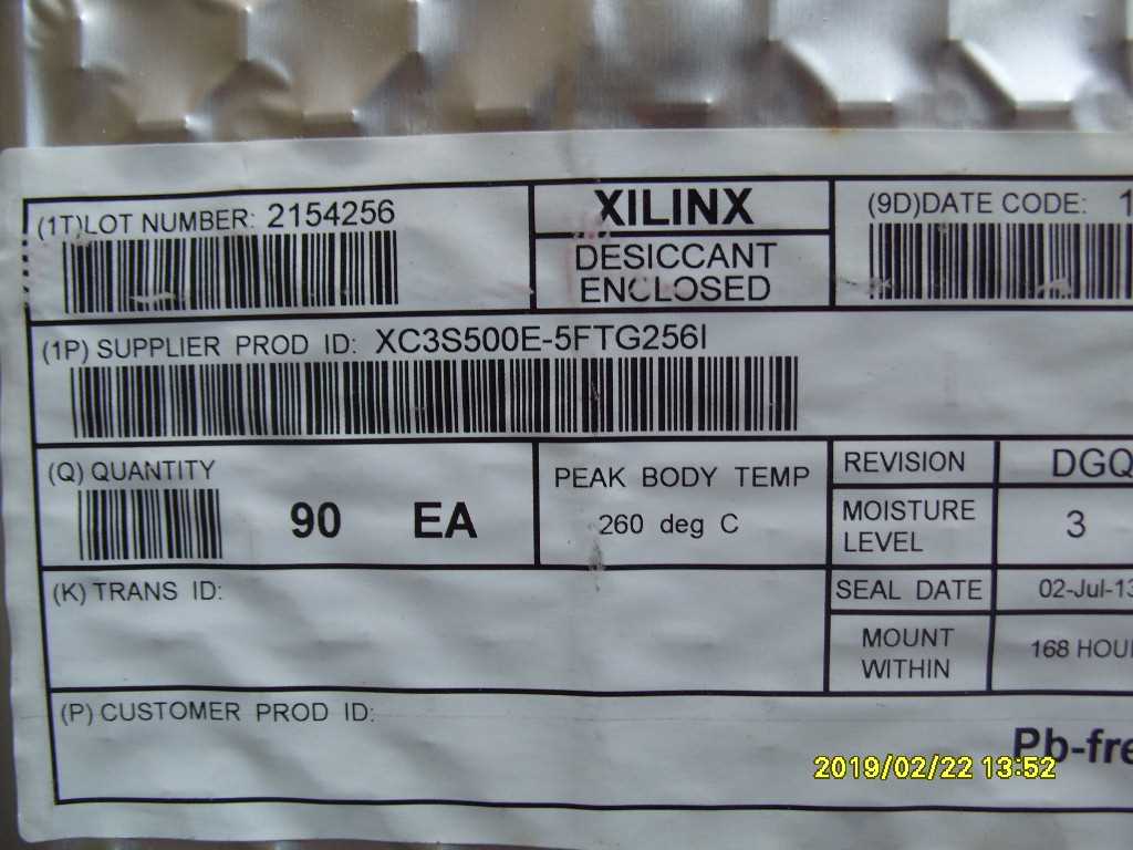 XC3S500E-5FTG256I